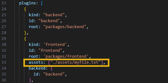 Event output.
